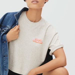 Everlane 100% Human Cropped Tee (Sold)